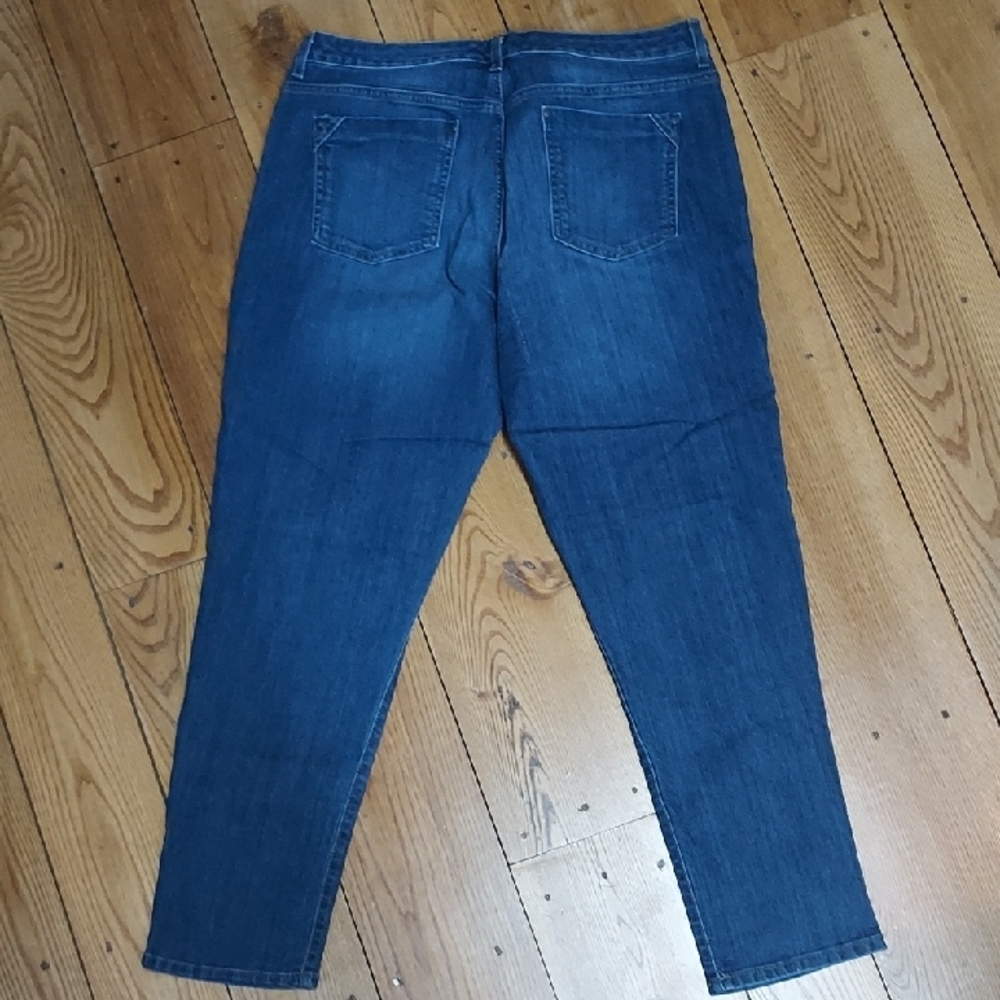 Bandolino Karyn Boyfriend Blue Denim Jeans - Picture 4 of 6